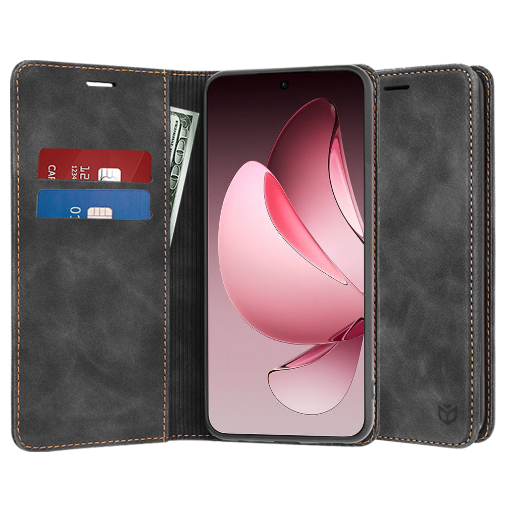 Hülle für Oppo Reno13 Pro, Techsuit, Confy, Schwarz