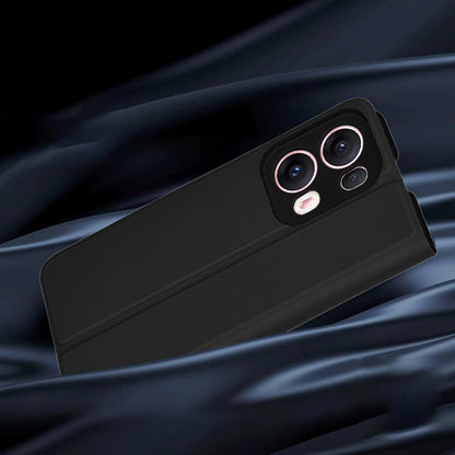 Case for Oppo Reno13 Pro, Techsuit, Magskin Book, Black