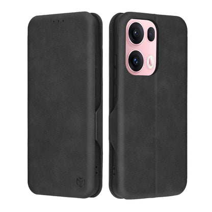 Hülle für Oppo Reno13 Pro, Techsuit, Safe Wallet Plus, Schwarz