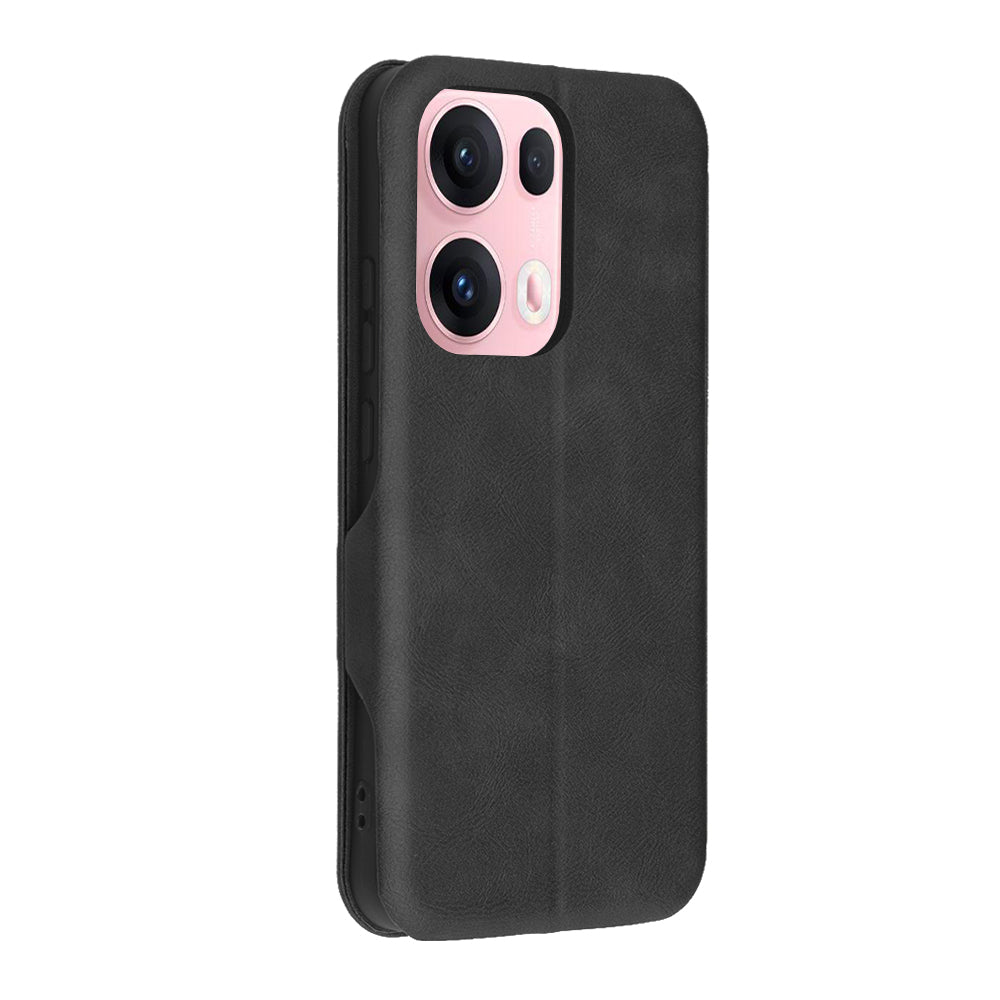 Hülle für Oppo Reno13 Pro, Techsuit, Safe Wallet Plus, Schwarz