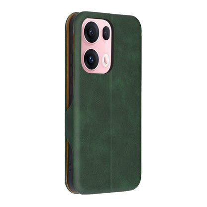 Hülle für Oppo Reno13 Pro, Techsuit, Safe Wallet Plus, Grün