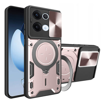 Hülle für Oppo Reno13, Techsuit, CamGuard Pro, Roségold