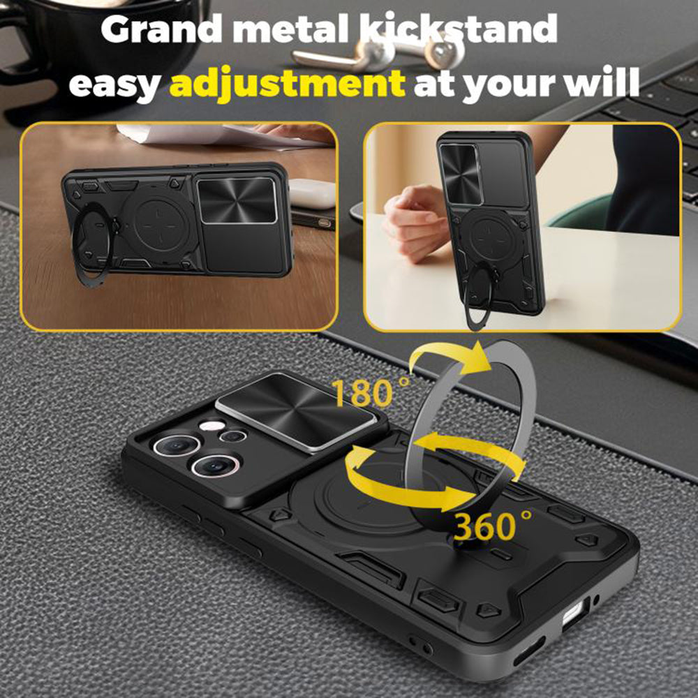 Hülle für Oppo Reno14 FS 5G / Reno14 F, Techsuit, CamGuard Pro, Rosa