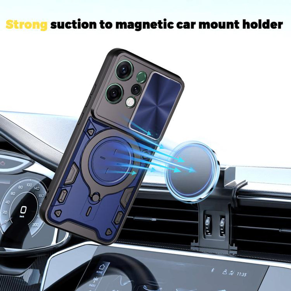 Hülle für Oppo Reno14, Techsuit, CamGuard Pro, Schwarz