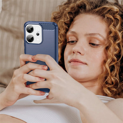 Hülle für Oppo Reno14, Techsuit, Carbon, Blau