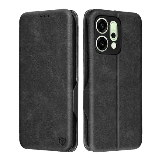 Case for Oppo Reno14, Techsuit, Safe Wallet Plus, Black