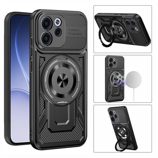 Hülle für Oppo Reno15 FS / Reno15 F, Techsuit, RuggedCam, Grau