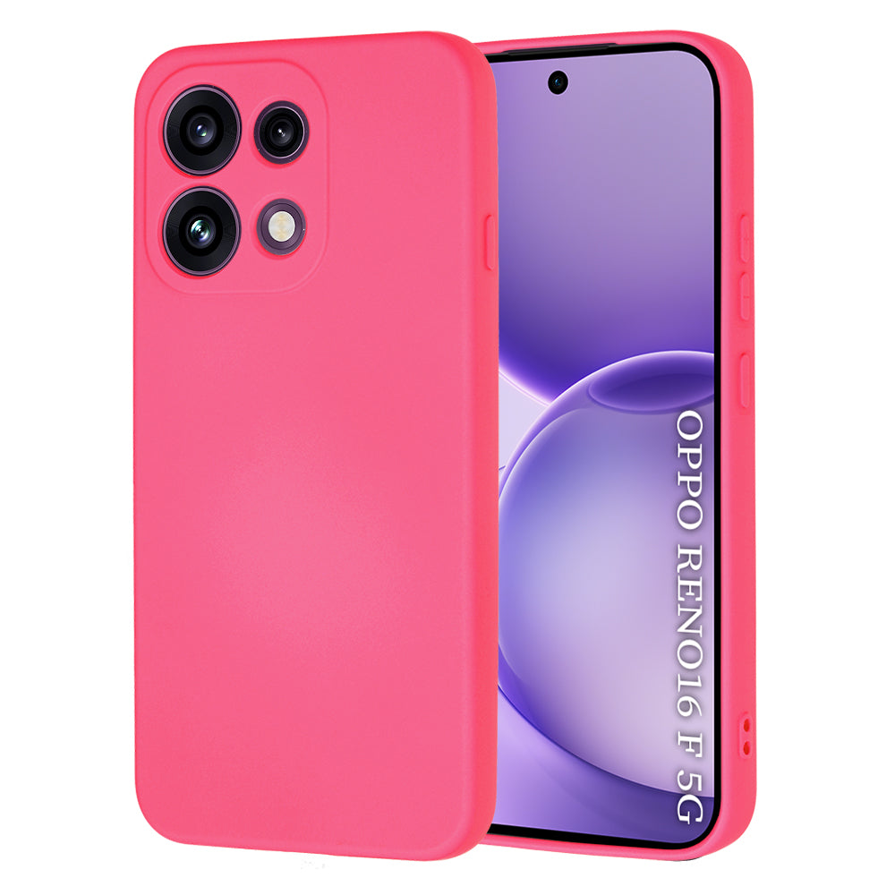 Hülle für Oppo Reno16 F / Reno16 FS, Techsuit, SoftFlex, Dunkelrosa