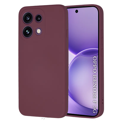 Case for Oppo Reno16 F / Reno16 FS, Techsuit, SoftFlex, Burgundy
