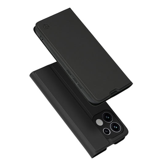 Hülle für Oppo Reno16 Pro, Techsuit, Magskin Book, Schwarz