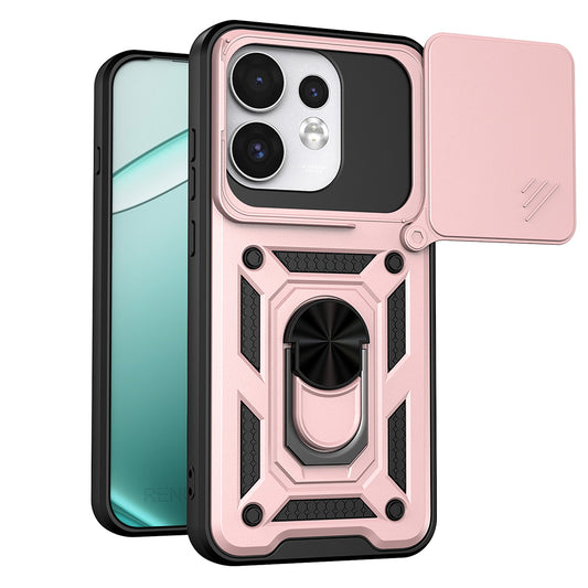Hülle für Oppo Reno16 / Reno16 Pro, Techsuit, CamShield, Roségold