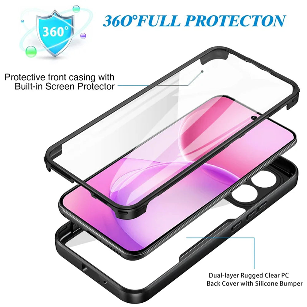Case for Oppo Reno16 / Reno16 Pro, Techsuit, ColorVerse 360, Purple