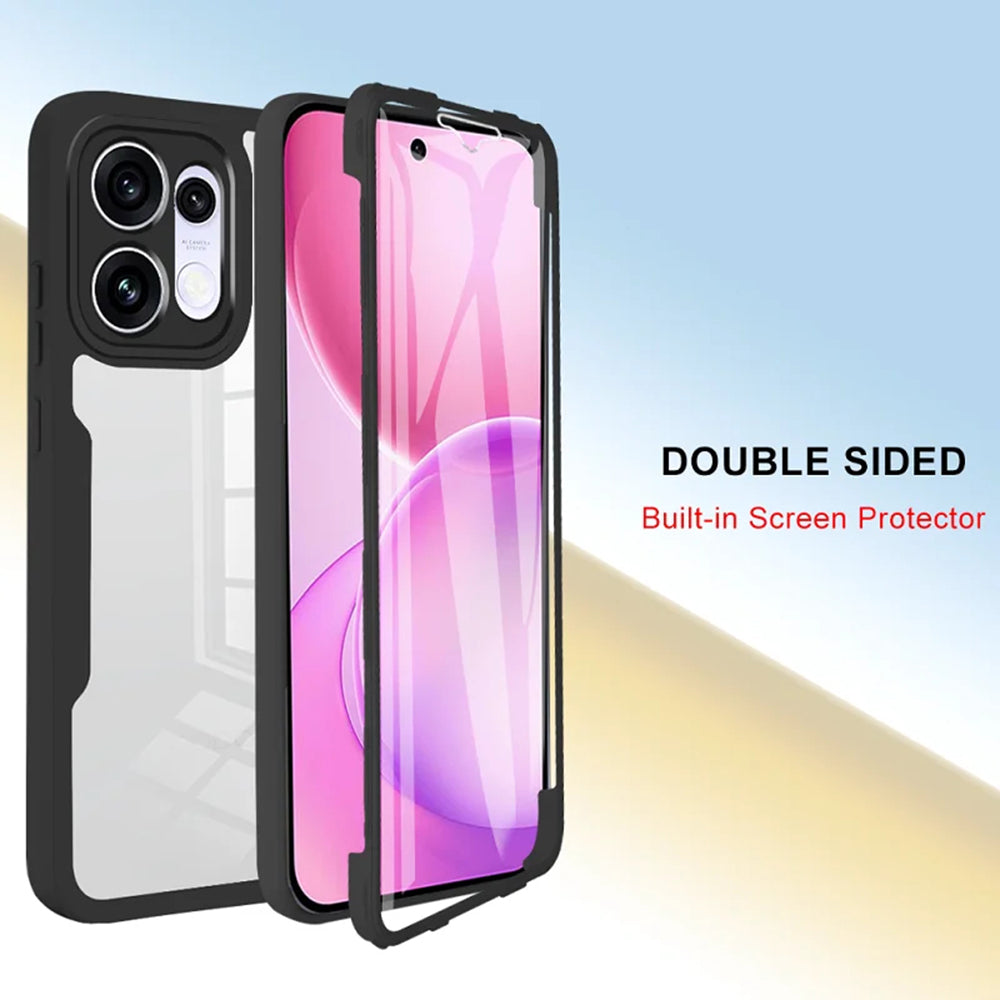 Case for Oppo Reno16 / Reno16 Pro, Techsuit, ColorVerse 360, Black