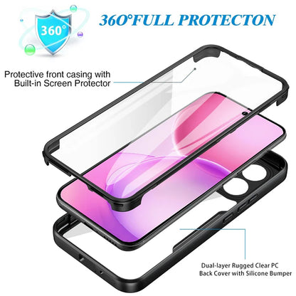 Case for Oppo Reno16 / Reno16 Pro, Techsuit, ColorVerse 360, Black
