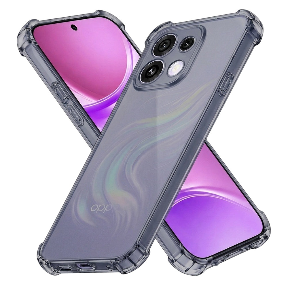 Hülle für Oppo Reno16, Techsuit, stoßfest klar, rauchfarben