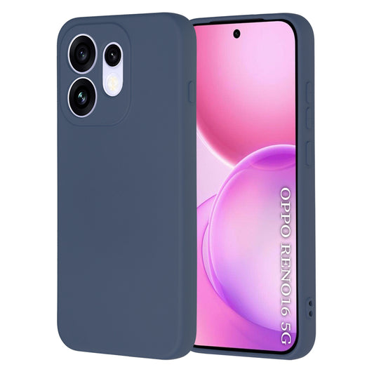 Hülle für Oppo Reno16, Techsuit, SoftFlex, Marineblau