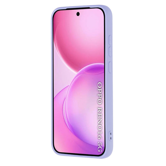 Hülle für Oppo Reno16, Techsuit, SoftFlex, Hellviolett