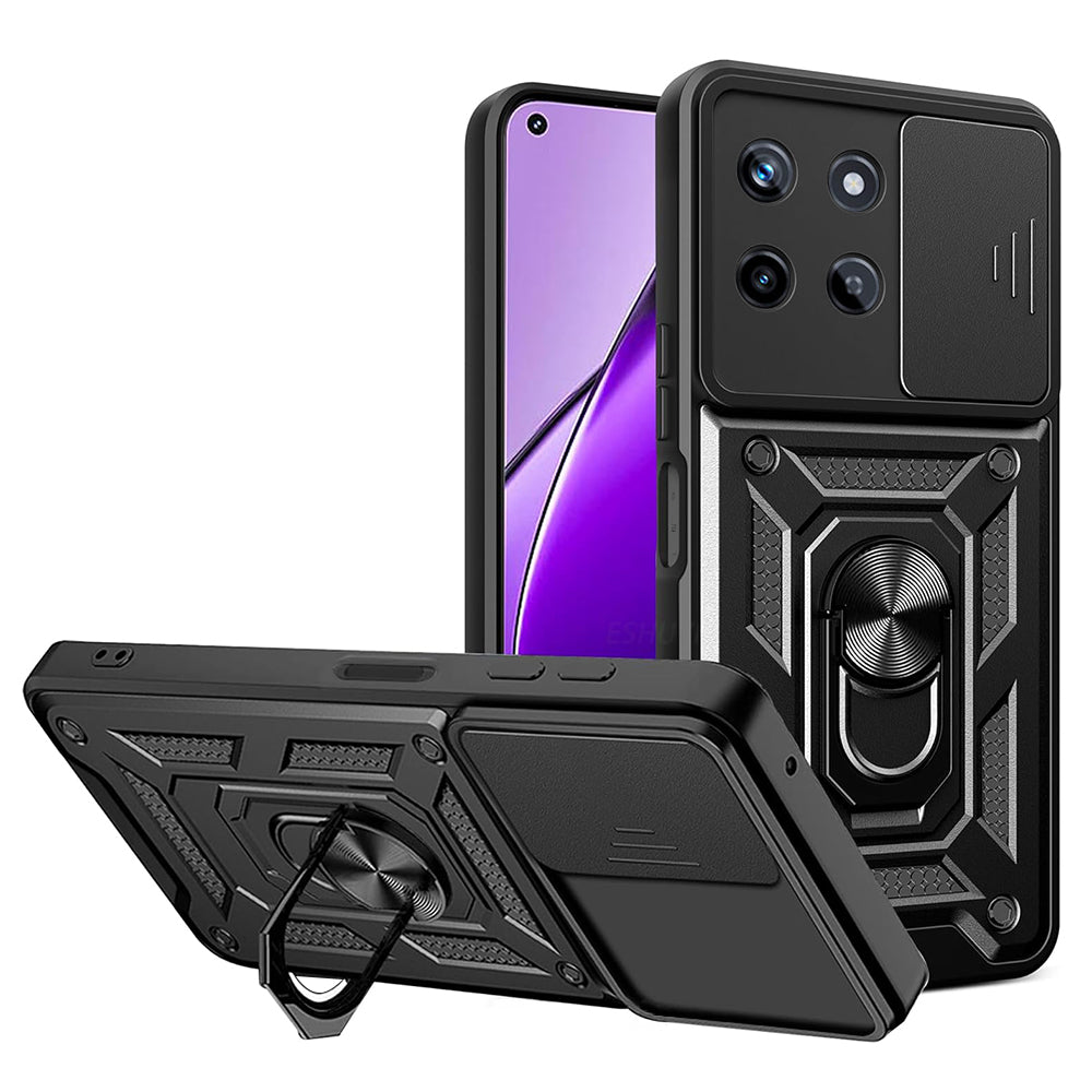 Hülle für Realme 11 4G, Techsuit, CamShield, Schwarz