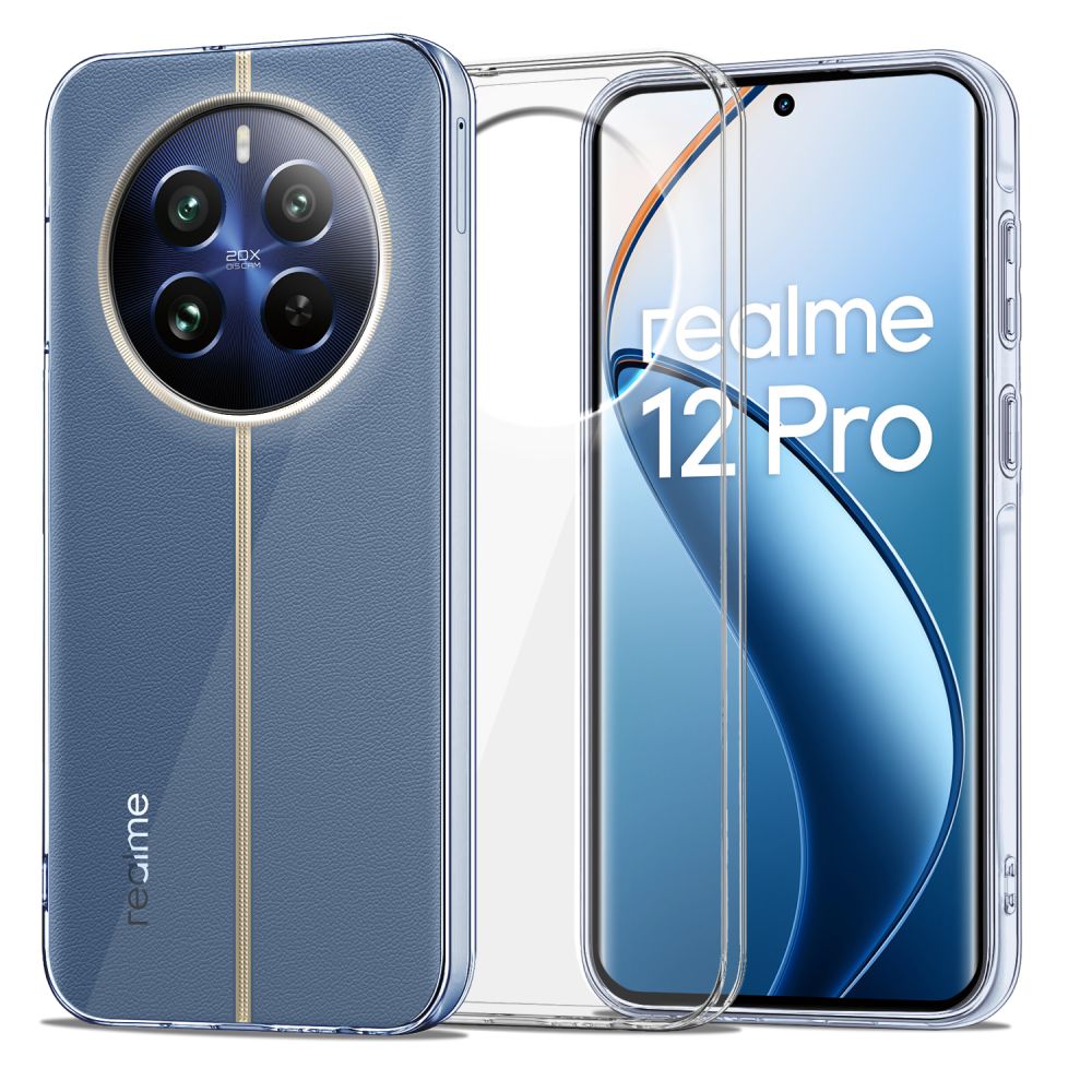 Abdeckung für Realme 12 Pro / 12 Pro+, Tech-Protect, FLEXAIR, Transparent