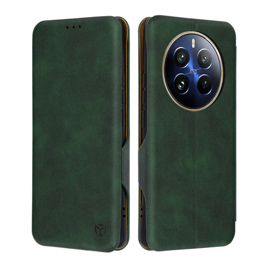 Hülle für Realme 12 Pro / 12 Pro+, Techsuit, Safe Wallet Plus, Grün
