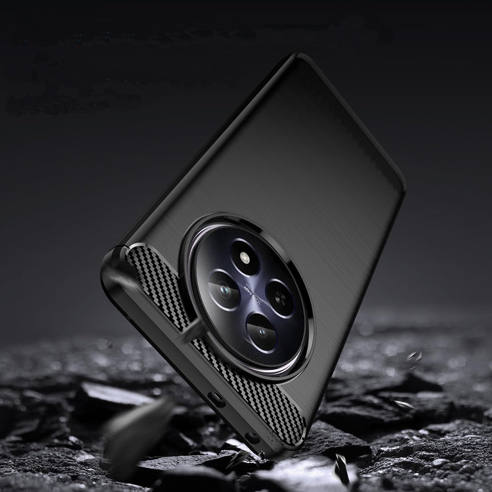 Case for Realme 12, Techsuit, Carbon, Blue