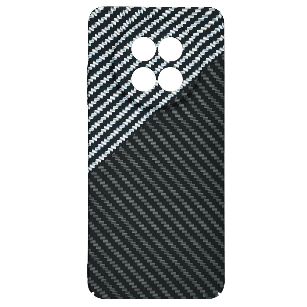 Hülle für Realme 12x / 12, Techsuit, Carbonite FiberShell, Schwarz Grau