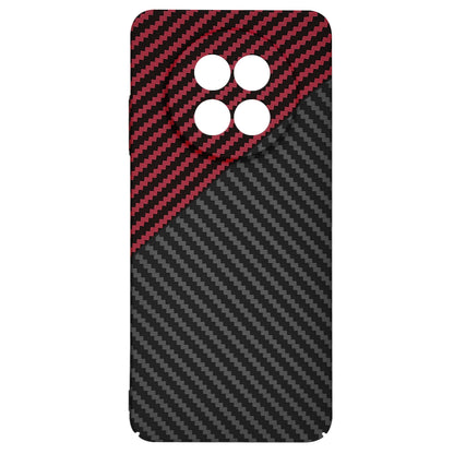 Hülle für Realme 12x / 12, Techsuit, Carbonite FiberShell, Schwarz Rot