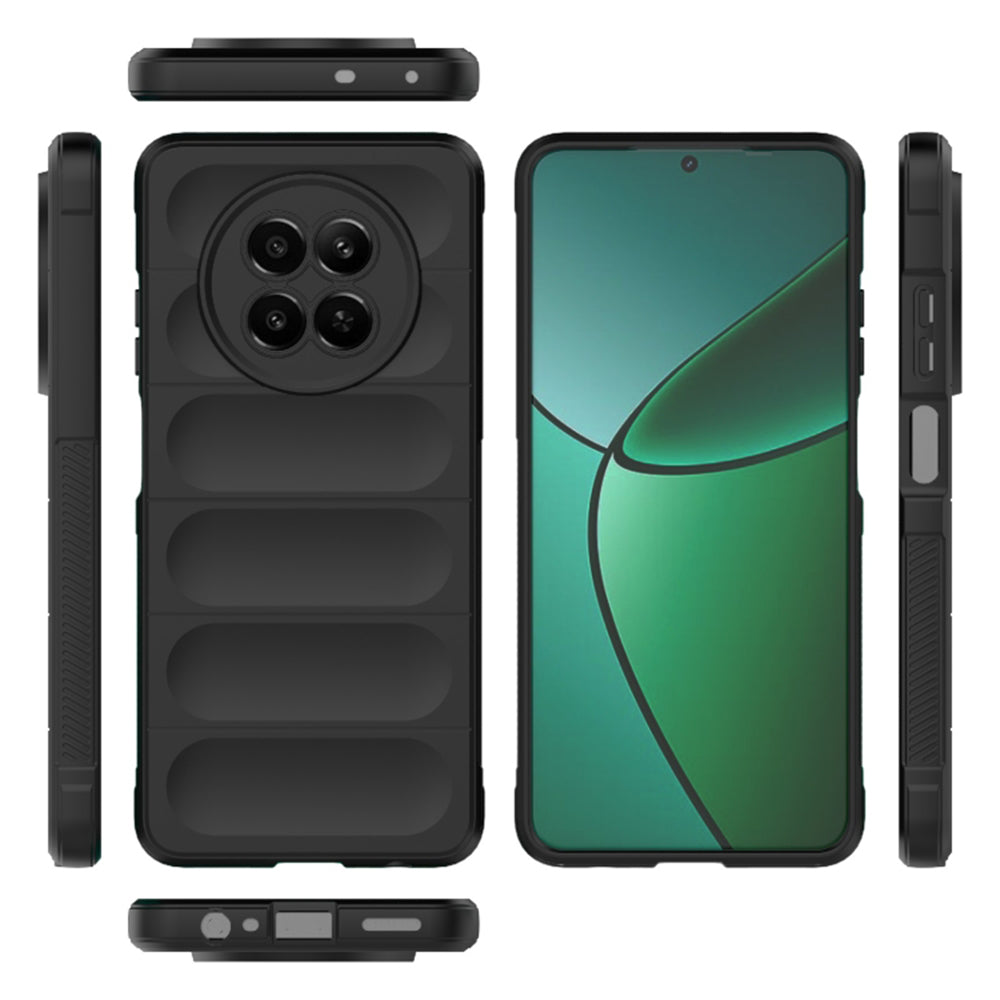 Hülle für Realme 12x / 12, Techsuit, Magic Shield, Lila