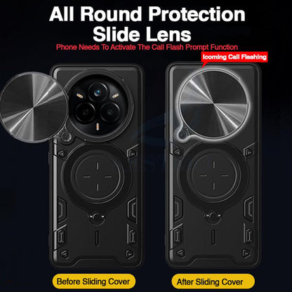 Hülle für Realme 14 Pro+, Techsuit, CamGuard Pro, Schwarz