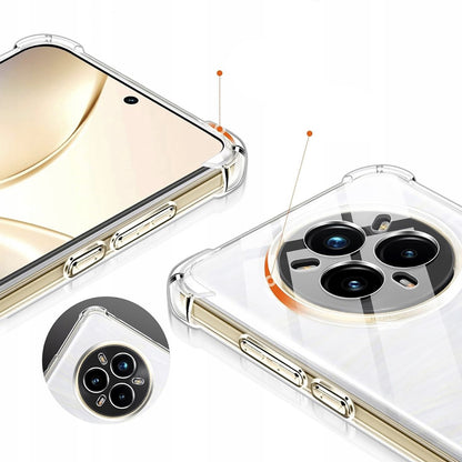 Hülle für Realme 14 Pro+, Techsuit, stoßfest klar, transparent