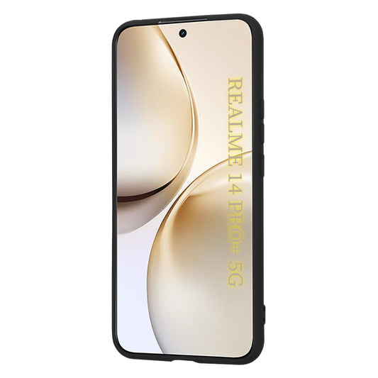 Hülle für Realme 14 Pro+, Techsuit, SoftFlex, Schwarz