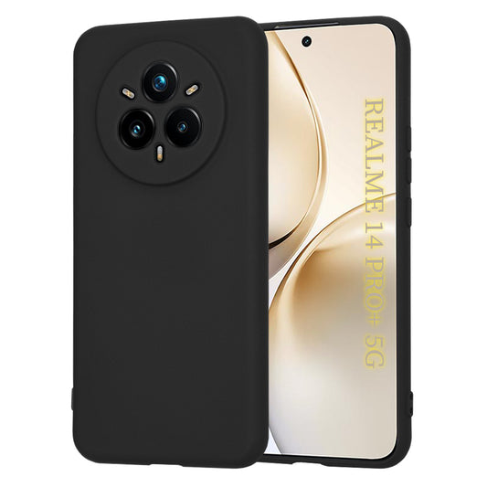 Hülle für Realme 14 Pro+, Techsuit, SoftFlex, Schwarz