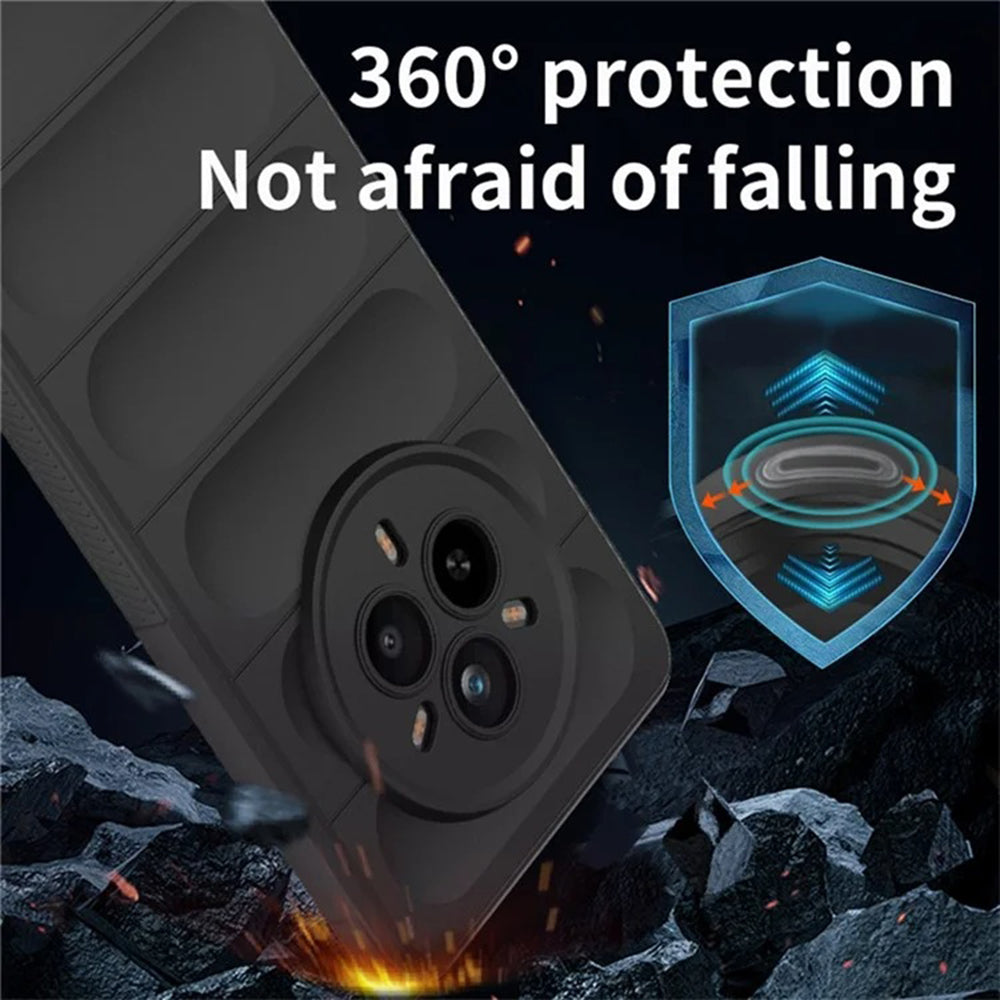 Hülle für Realme 14 Pro, Techsuit, Magic Shield, Schwarz