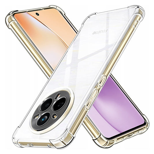 Hülle für Realme 14 Pro, Techsuit, stoßfest klar, transparent
