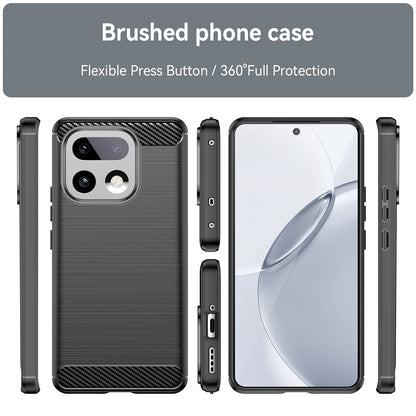 Hülle für Realme 16 Pro+, Techsuit, Carbon, Schwarz