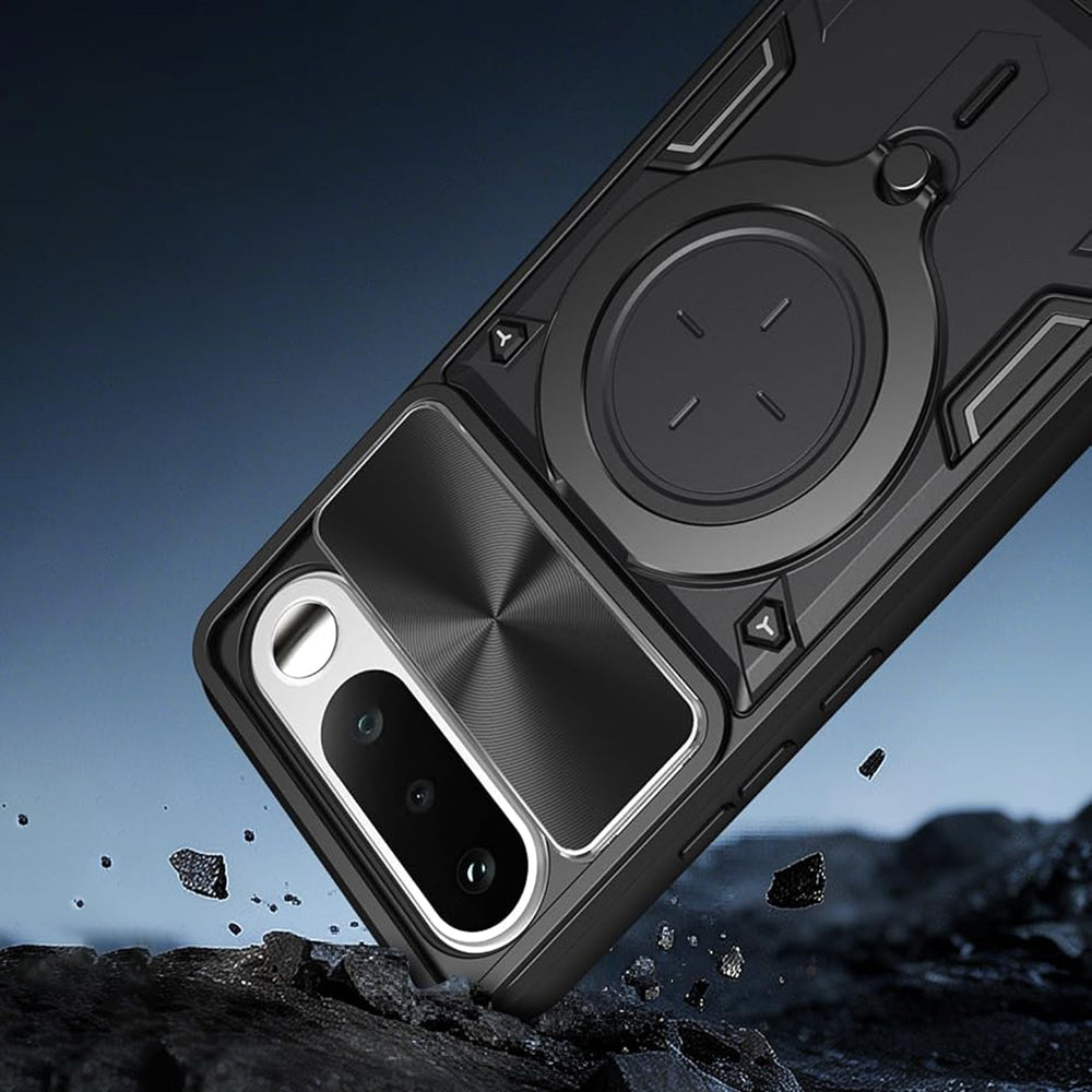 Hülle für Realme 16, Techsuit, CamGuard Pro, Schwarz