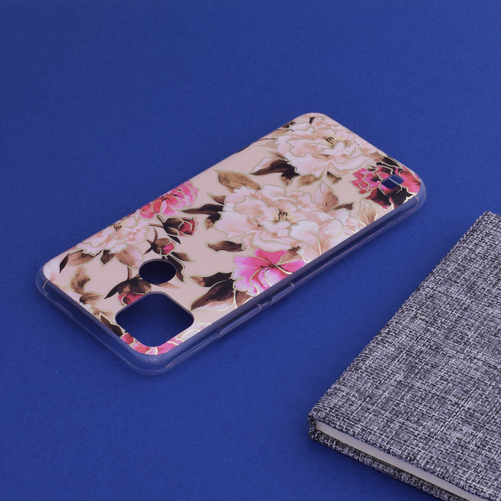 Hülle für Realme C21Y / C25Y, Techsuit, Marble, Beige