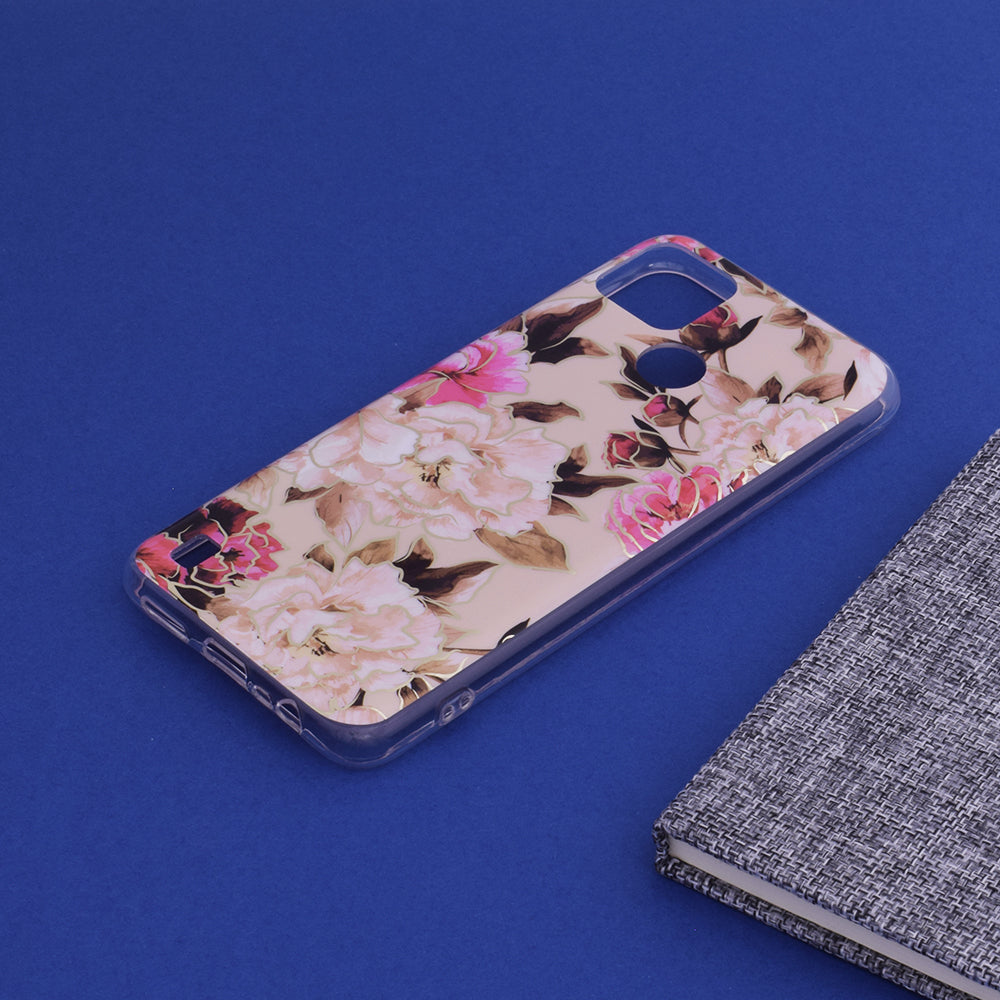 Hülle für Realme C21Y / C25Y, Techsuit, Marble, Beige