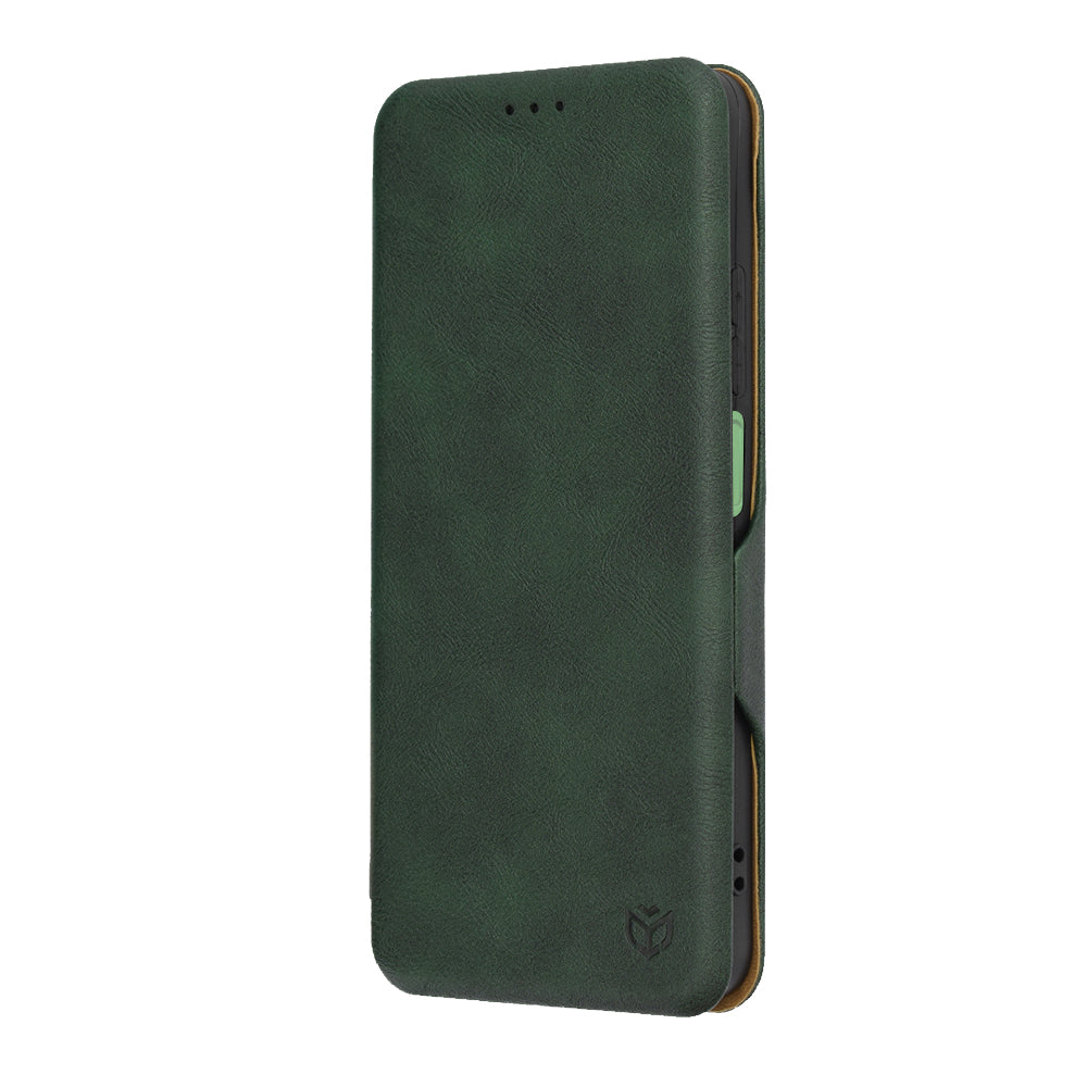 Hülle für Realme C67 4G, Techsuit, Safe Wallet Plus, Grün