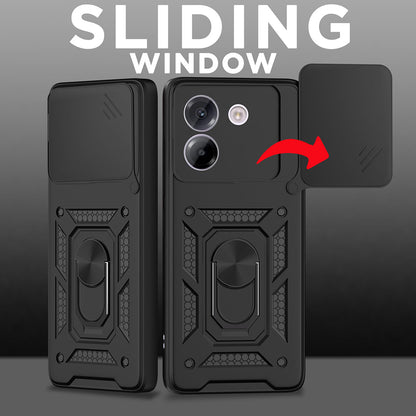 Hülle für Realme GT 7, Techsuit, CamShield, Schwarz
