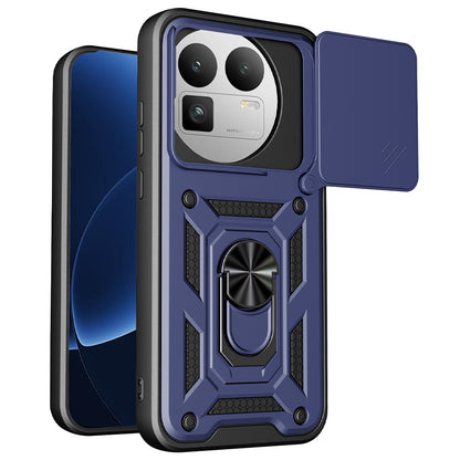 Hülle für Realme GT 8 Pro, Techsuit, CamShield (Runde Kameraaussparung), Blau