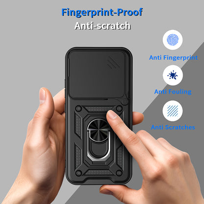 Hülle für Realme GT 8 Pro, Techsuit, CamShield (Runde Kameraaussparung), Blau