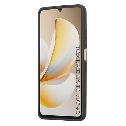 Hülle für Realme Note 70T, Techsuit, SoftFlex, Schwarz