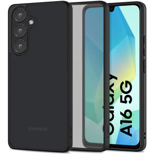 Gehäuse für Samsung Galaxy A16 5G A166 / A16 4G A165, Tech-Protect, Magmat, Schwarz 