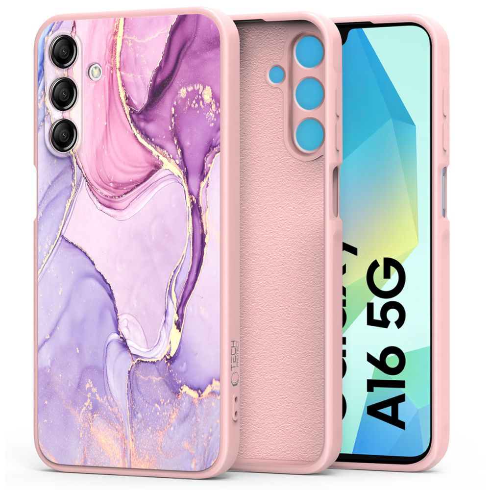 Hülle für Samsung Galaxy A16 5G A166 / A16 4G A165, Tech-Protect, Icon, Lila