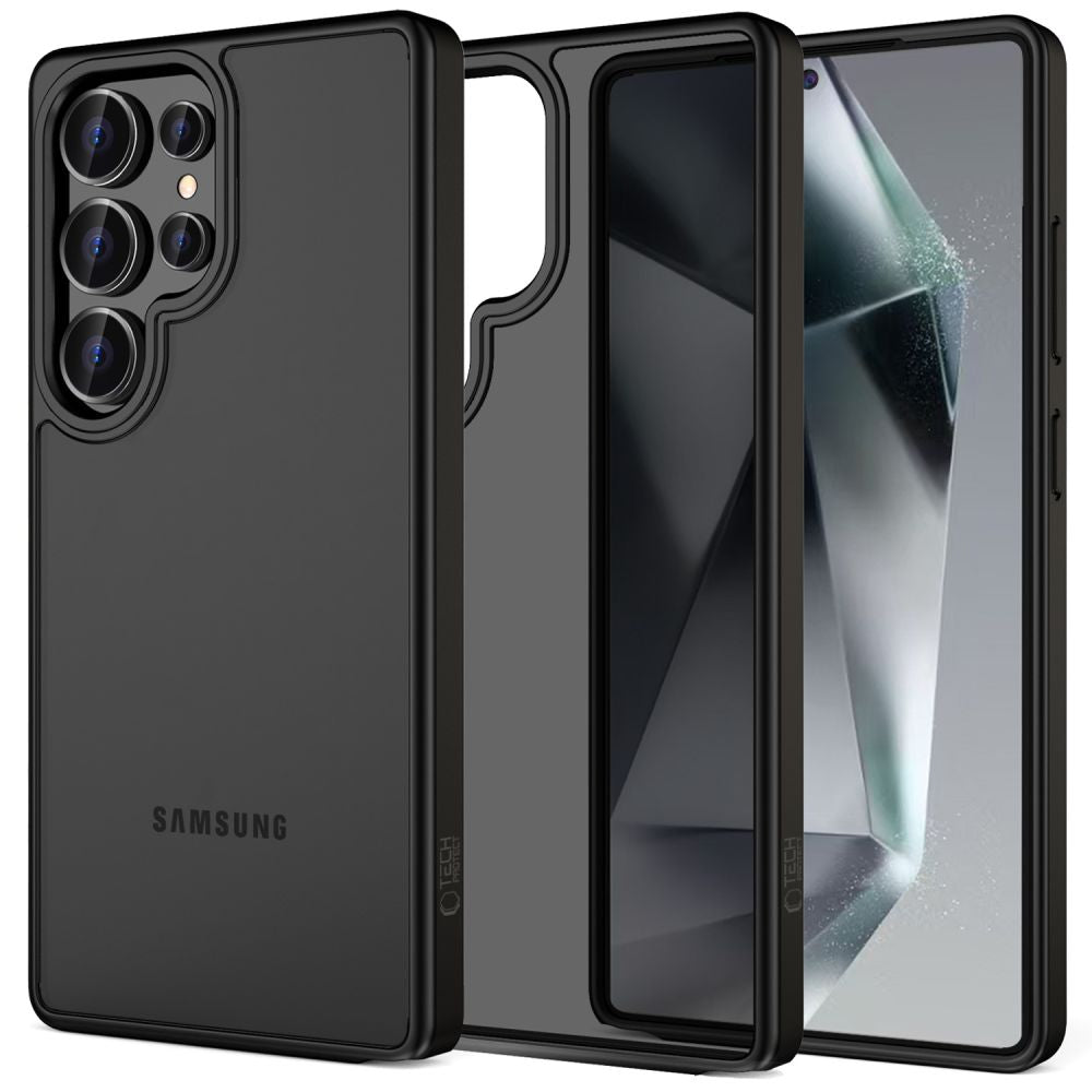Hülle für Samsung Galaxy S25 Ultra S938, Tech-Protect, Magmat, Schwarz