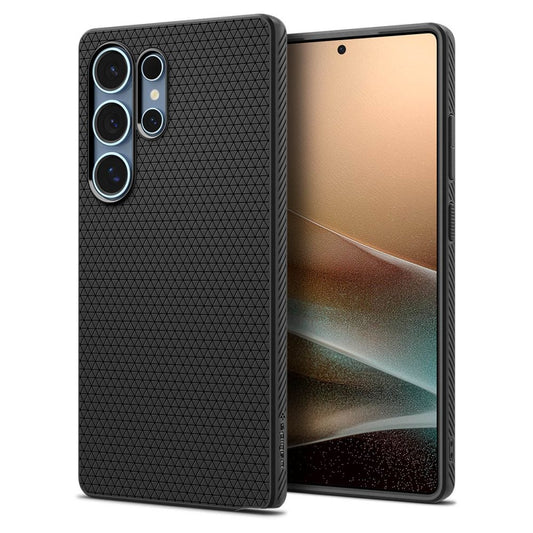 Hülle für Samsung Galaxy S25 Ultra S938, Spigen, Liquid Air, Schwarz ACS08953