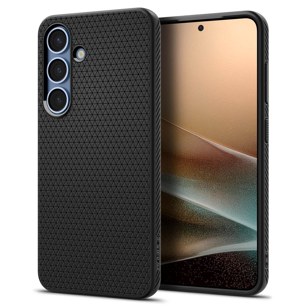 Case for Samsung Galaxy S25+ S936, Spigen, Liquid Air, Black ACS08979