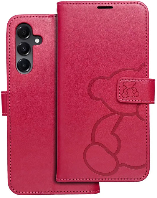 Hülle für Samsung Galaxy A16 5G A166, OEM, MEZZO Teddy Bear, Magenta