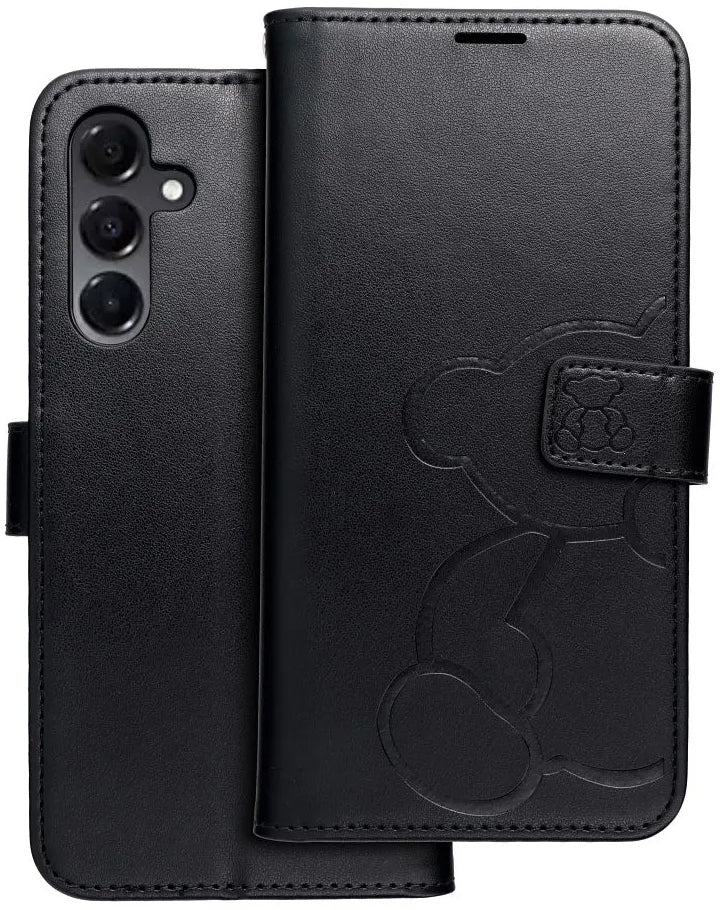 Hülle für Samsung Galaxy A16 5G A166, OEM, MEZZO Teddy Bear, Schwarz
